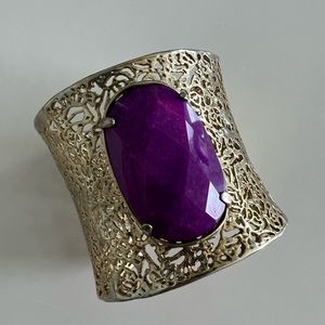 Kendra Scott Vintage Kinsley Purple Cuff